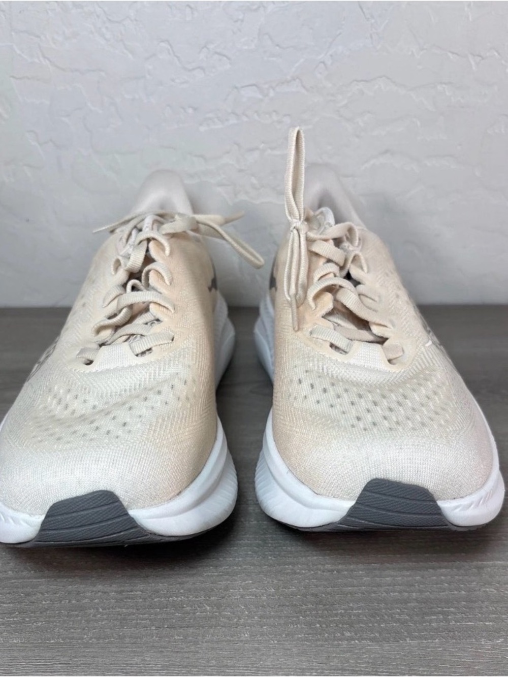 Hoka Hone One Women's Mach 6- White Eggshell Running Shoes- Size 9B - Picture 5 of 5